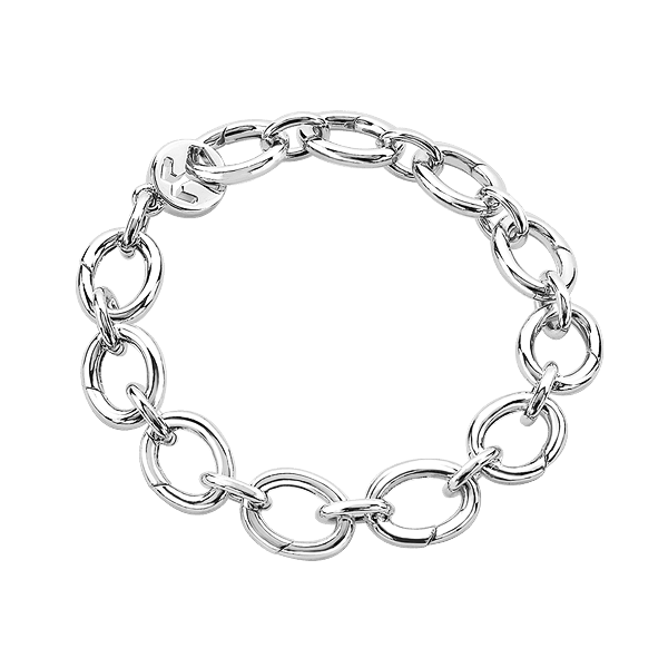 Silver Opened Links Bracelet