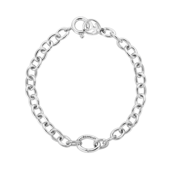 Silver Small Opened Link Bracelet