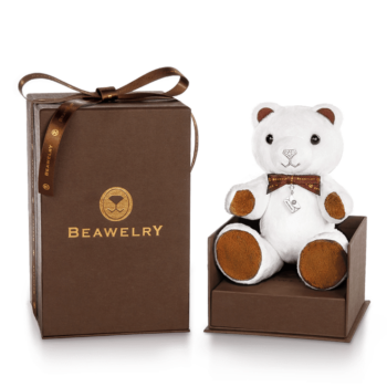Medio Sparkle Beawelry Bear & Silver Envelope Charm