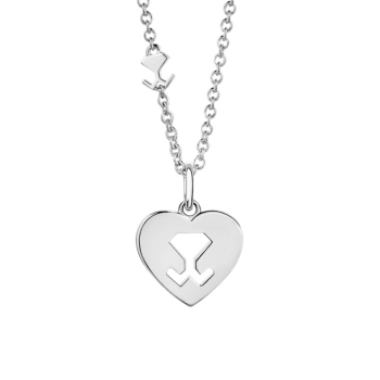 Silver Beawelry Heart Pendant