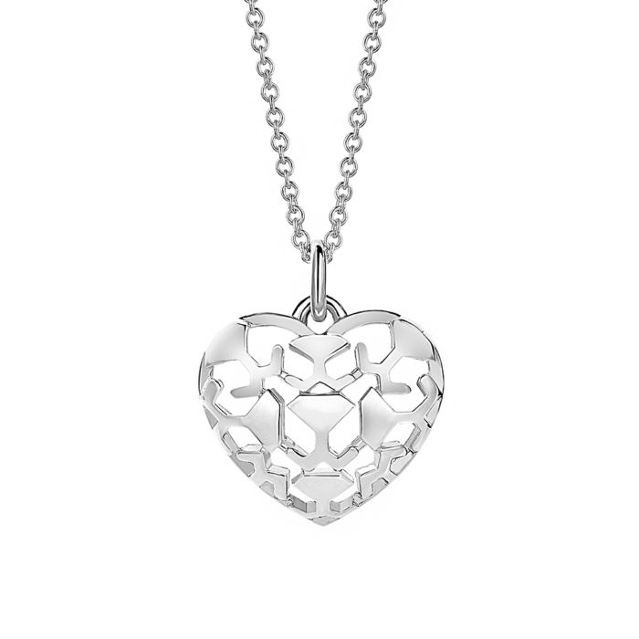 Silver Heart Beawelry Logo Filigree Pendant