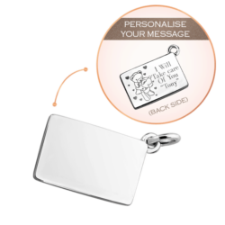 Silver Large Personalise Envelope Charm