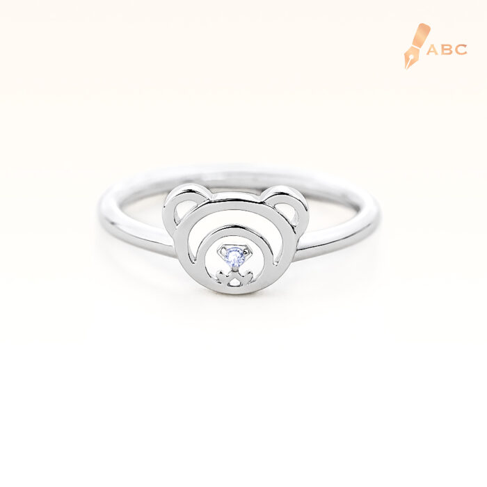Silver June Birthstone Light Amethyst Color CZ Beawelry Ring