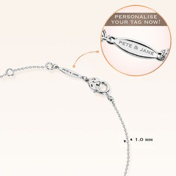 Silver Round Amethyst & Bear Bracelet